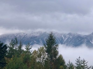 岩手山初冠雪