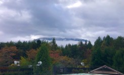 岩手山初冠雪